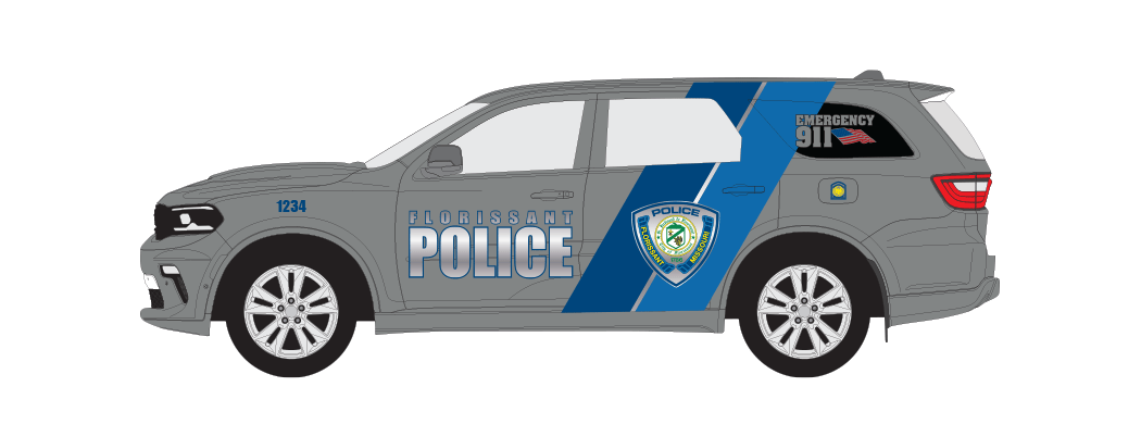 Blue Banner PD Graphics