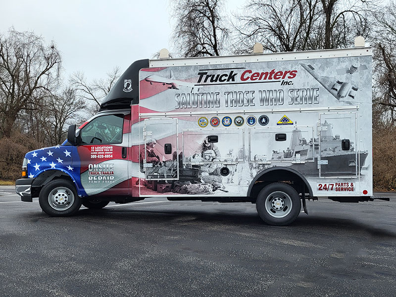 Truck Centers Military Wrap